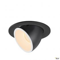 NUMINOS® GIMBLE L, encastré de plafond intérieur, 55°, noir/blanc, LED, 25,4W, 2700K (1005982)