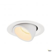 NUMINOS® GIMBLE M, encastré de plafond intérieur, 20°, blanc, LED, 17,5W, 3000K (1005949)