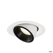 NUMINOS® GIMBLE M, encastré de plafond intérieur, 20°, blanc/noir, LED, 17,5W, 4000K (1005966)