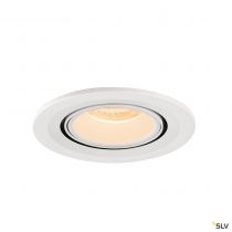 NUMINOS® GIMBLE S, encastré de plafond intérieur, 20°, blanc, LED, 8,6W, 2700K (1005877)