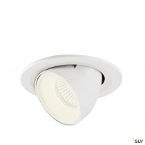 NUMINOS® GIMBLE S, encastré de plafond intérieur, 20°, blanc, LED, 8,6W, 4000K (1005913)