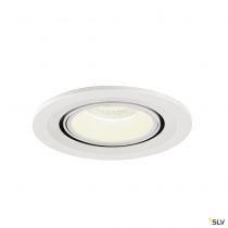 NUMINOS® GIMBLE S, encastré de plafond intérieur, 20°, blanc, LED, 8,6W, 4000K (1005913)