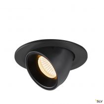 NUMINOS® GIMBLE S, encastré de plafond intérieur, 20°, noir, LED, 8,6W, 3000K (1005885)