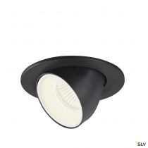 NUMINOS® GIMBLE S, encastré de plafond intérieur, 20°, noir/blanc, LED, 8,6W, 4000K (1005904)