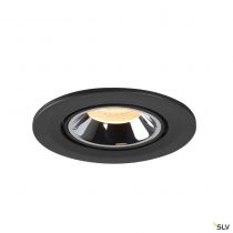 NUMINOS® GIMBLE S, encastré de plafond intérieur, 20°, noir/chrome, LED, 8,6W, 3000K (1005887)