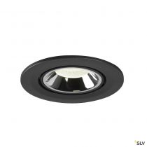 NUMINOS® GIMBLE S, encastré de plafond intérieur, 20°, noir/chrome, LED, 8,6W, 4000K (1005905)