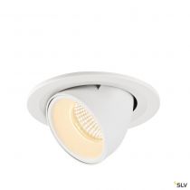 NUMINOS® GIMBLE S, encastré de plafond intérieur, 40°, blanc, LED, 8,6W, 3000K (1005898)