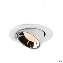 NUMINOS® GIMBLE S, encastré de plafond intérieur, 40°, blanc/chrome, LED, 8,6W, 2700K (1005881)