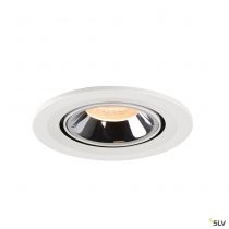 NUMINOS® GIMBLE S, encastré de plafond intérieur, 40°, blanc/chrome, LED, 8,6W, 2700K (1005881)