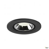 NUMINOS® GIMBLE S, encastré de plafond intérieur, 40°, noir/chrome, LED, 8,6W, 4000K (1005908)