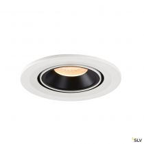 NUMINOS® GIMBLE S, encastré de plafond intérieur, 55°, blanc/noir, LED, 8,6W, 2700K (1005882)