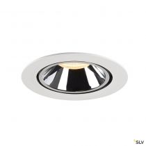 NUMINOS® GIMBLE XL, encastré de plafond intérieur, 40°, blanc/chrome, LED, 37,4W, 3000K (1006061)