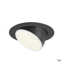 NUMINOS® GIMBLE XL, encastré de plafond intérieur, 40°, noir/blanc, LED, 37,4W, 4000K (1006069)