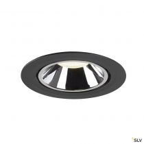 NUMINOS® GIMBLE XL, encastré de plafond intérieur, 40°, noir/chrome, LED, 37,4W, 4000K (1006070)