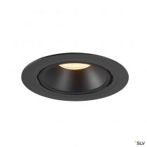 NUMINOS® GIMBLE XL, encastré de plafond intérieur, 55°, noir, LED, 37,4W, 3000K (1006053)