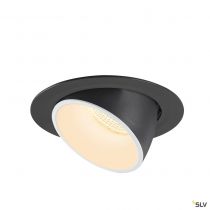 NUMINOS® GIMBLE XL, encastré de plafond intérieur, 55°, noir/blanc, LED, 37,4W, 3000K (1006054)