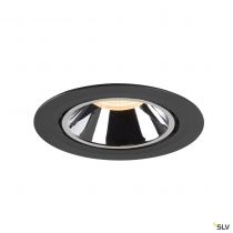 NUMINOS® GIMBLE XL, encastré de plafond intérieur, 55°, noir/chrome, LED, 37,4W, 2700K (1006037)