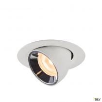 NUMINOS® GIMBLE XS, encastré de plafond intérieur, 20°, blanc/chrome, LED, 7W, 2700K (1005824)