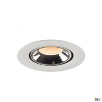 NUMINOS® GIMBLE XS, encastré de plafond intérieur, 20°, blanc/chrome, LED, 7W, 2700K (1005824)