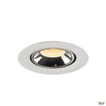 NUMINOS® GIMBLE XS, encastré de plafond intérieur, 20°, blanc/chrome, LED, 7W, 3000K (1005842)