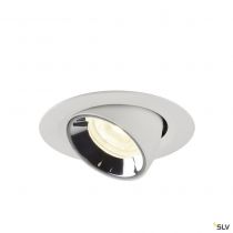 NUMINOS® GIMBLE XS, encastré de plafond intérieur, 20°, blanc/chrome, LED, 7W, 4000K (1005860)