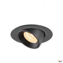 NUMINOS® GIMBLE XS, encastré de plafond intérieur, 20°, noir, LED, 7W, 3000K (1005831)