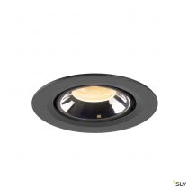 NUMINOS® GIMBLE XS, encastré de plafond intérieur, 20°, noir/chrome, LED, 7W, 3000K (1005833)