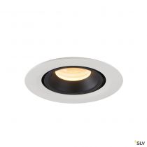 NUMINOS® GIMBLE XS, encastré de plafond intérieur, 40°, blanc/noir, LED, 7W, 3000K (1005843)