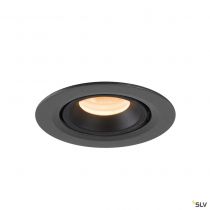 NUMINOS® GIMBLE XS, encastré de plafond intérieur, 40°, noir, LED, 7W, 2700K (1005816)