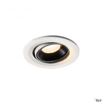 NUMINOS® MOVE S, encastré de plafond intérieur, orientable, 20°, blanc/noir, LED, 8,6W, 3000K (1005346)