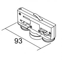 Adaptateur pour rail 3 allumages (16341)