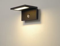 ANGOLUX SENSOR, applique extérieure, anthracite, LED, 9,8W, 3000K, IP44, détecteur de mouvements (1001969)