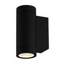 Applique Murale Direct/indirect 2x 11W max GU10 | IP54 Noir 93x68x150 (168886)