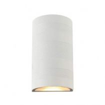 applique murale led 2x5w cylindrique 4000k blanc ip54 (67796)