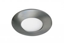 AQUAFLAT - Encastré IP20/65 Vol.2, fixe, nickel, LED intég. 6W 3000K 450lm (50790)