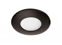 AQUAFLAT - Encastré IP20/65 Vol.2, fixe, noir, LED intég. 6W 4000K 480lm (50793)