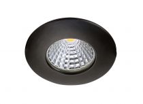 AQUAPRO - Encastré IP20/65 Vol.2, fixe, noir, LED intég. 8W 4000K 800lm (50797)