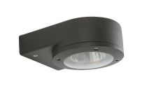 ARGES - Appl. Mur Ext. Dim. IP65 IK07, graphite, LED intég. 10W 60° 3000K 900lm (50618)