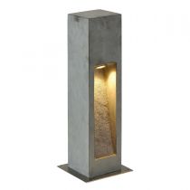 ARROCK STONE 50, borne extérieure, gris, LED, 9W, 3000K, IP55, basalte, inox 304 (231370)