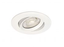 AXEL - Encastré IP20/65 Vol.2, bascul., blanc, LED 6W 550lm 3000/4000K (CCT) (50724)