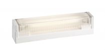 B.85C 17-Réglette S19 IP21 H.Vol a/inter+P a/lpe LED 6W 2700K 600lm incl, claire (53022)