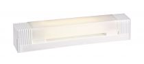 B.85L 21-Réglette S19 IP24 Vol.2 a/inter+rasoir, lampe non incl., opale (0255)