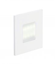 BALIZ 2 - Encastré Mur carré, fixe, blanc, LED intég. 0,92W 4200K 74lm (50262)