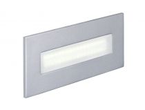 BALIZ 3 - Encastré Mur rectang., fixe, gris, LED intég. 2,76W 2400K 156lm (50267)