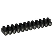 Barrette acier noire 16 mm² (70009)