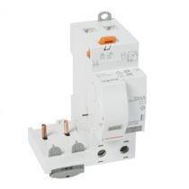 Bloc diff adapt DX³-vis-2P-230/400 V~-63 A-type AC-30 mA-Disjoncteur 1 mod/pôle (410402)