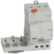 Bloc diff adapt DX³-vis-3P-400 V~-40 A-type AC-300 mA-Disjoncteur 1 mod/pôle (410474)