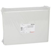 Boite rect 360x270x124 étanche Plexo gris-entrée défonç (36) -IP55/IK07- 750°C (092094)