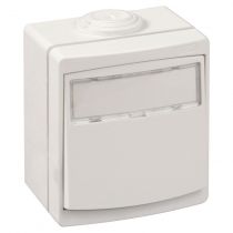 BP porte-etiq IP55 blanc (60739)