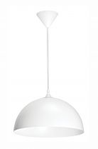 COMO - Suspension E27 60W max, Ø335mm, acier blanc, lampe non incl. (4207)